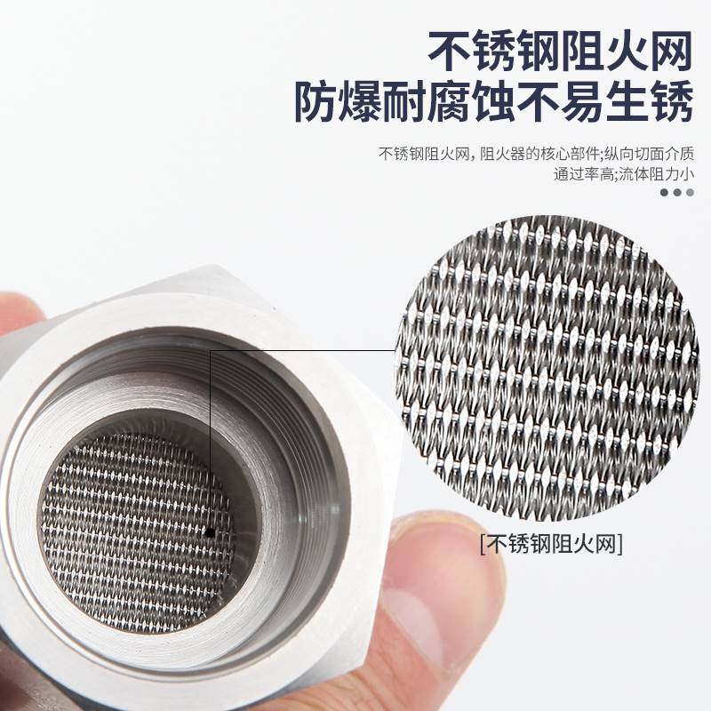 進口不銹鋼螺紋阻火器-德國多爾德DOLDR